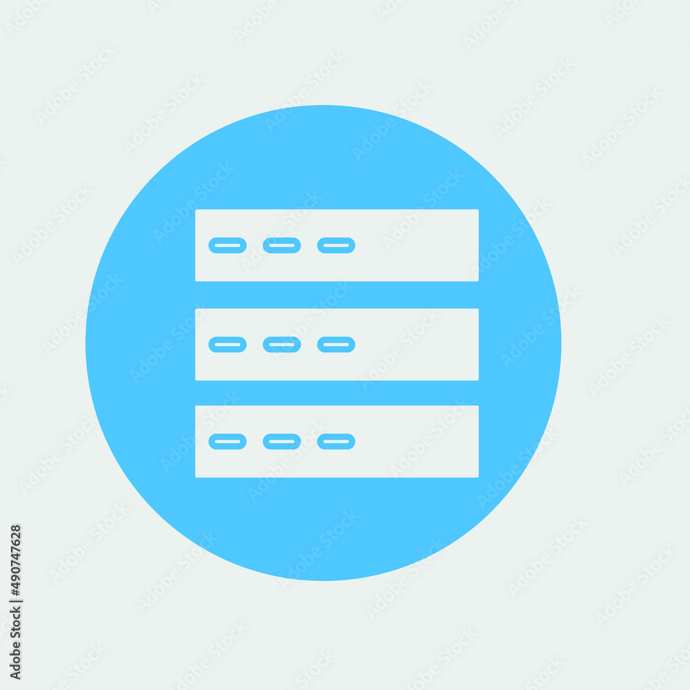 computer servers icon vector illustration and symbol for website and graphic design computer servers icon vector illustration and symbol for website and graphic design