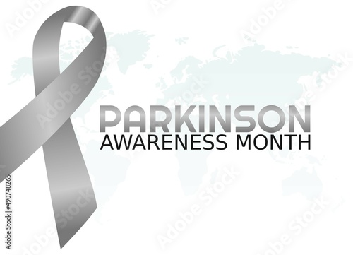 vector graphic of parkinson awareness month good for parkinson awareness month celebration. flat design. flyer design.flat illustration.