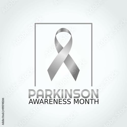 vector graphic of parkinson awareness month good for parkinson awareness month celebration. flat design. flyer design.flat illustration.