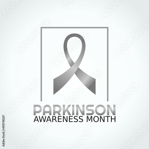 vector graphic of parkinson awareness month good for parkinson awareness month celebration. flat design. flyer design.flat illustration.