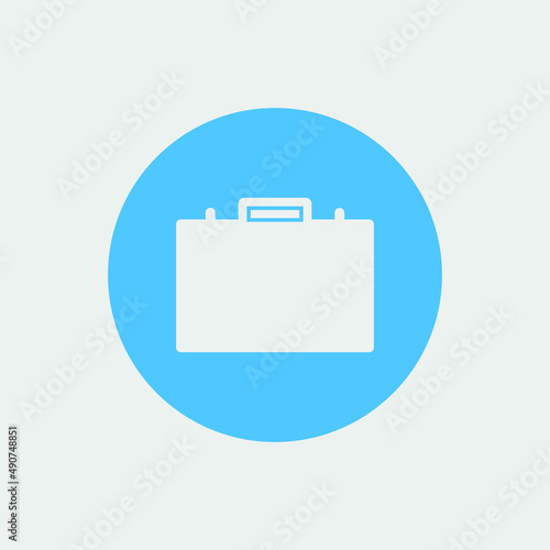 briefcase icon vector illustration and symbol for website and graphic design