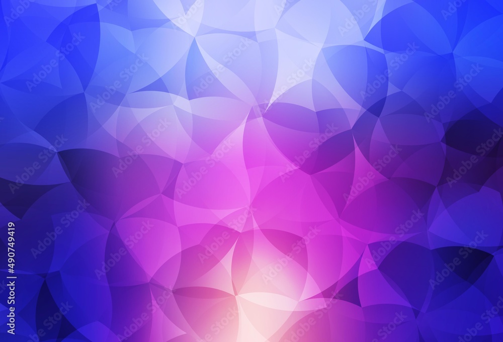 Light Blue, Red vector pattern with random forms. Light Blue, Red vector pattern with random forms.
