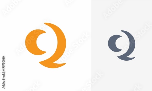 Letter Q logo. Q logo Icon design. Template elements. Geometric abstract logos