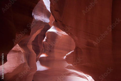 Colorful Navajo Sandstone from the Antelope Slot Canyon