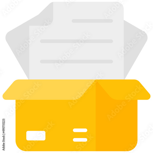 backlog flat icon
