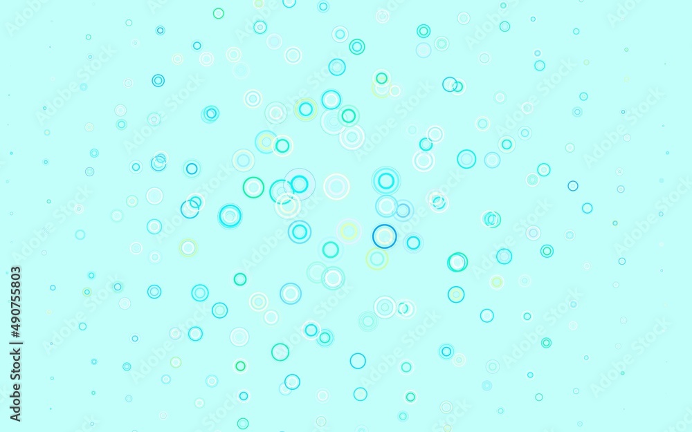 Light Blue, Green vector background with spots. Light Blue, Green vector background with spots.
