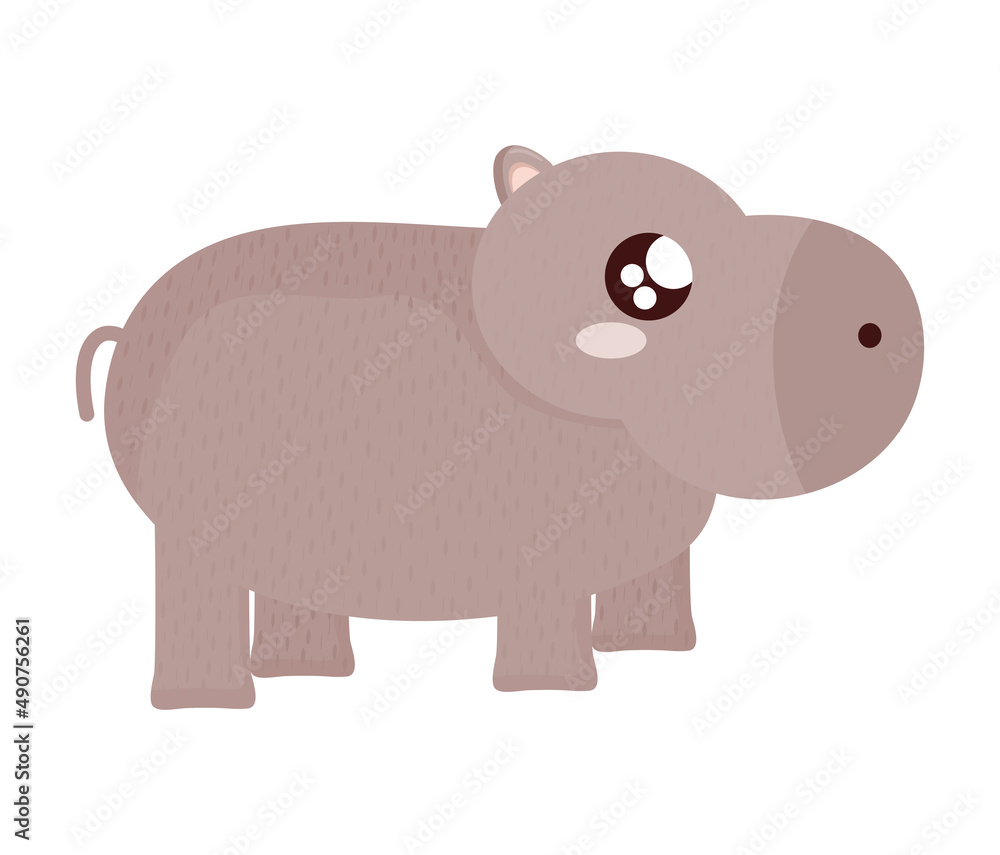 baby hippopotamus design