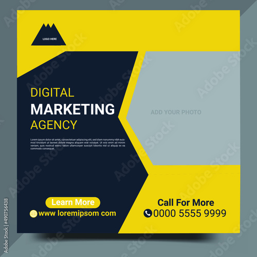 Social Media Post Design Template 