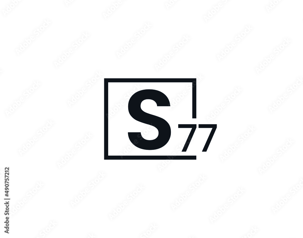 S77, 77S Initial letter logo S77, 77S Initial letter logo
