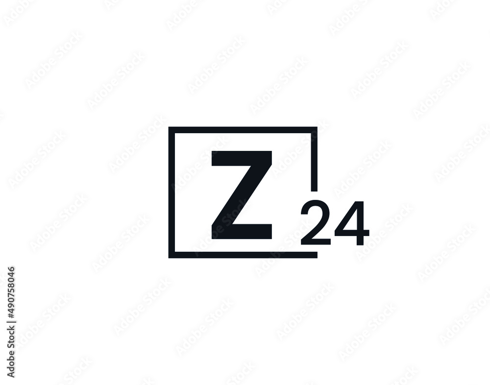 Z24, 24Z Initial letter logo Z24, 24Z Initial letter logo