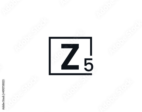 Z5, 5Z Initial letter logo © Rubel
