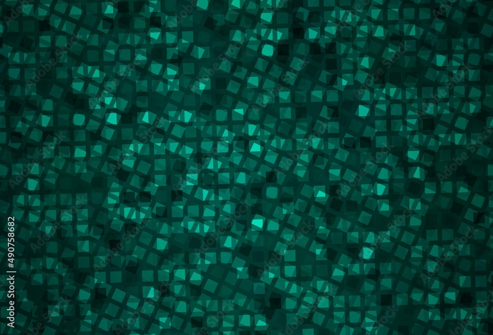 Dark Green vector backdrop with rhombus. Dark Green vector backdrop with rhombus.