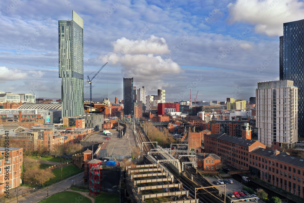 Obraz premium Modern Architecture in Manchester