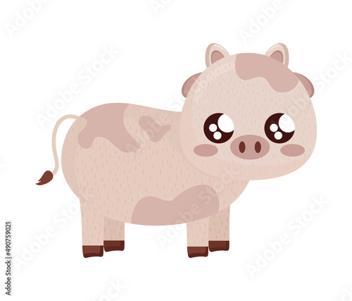 cute cow illustration