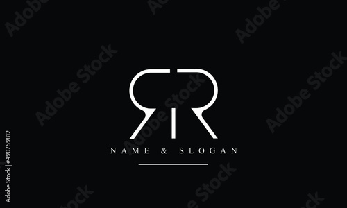 RR, R abstract letters logo monogram photo