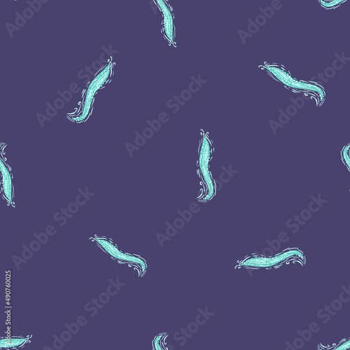 Confetti seamless pattern. Background of celebrated birthday.