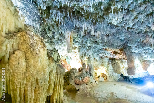 Foto Beautiful underground detail of the Bellamar Caves in Matanzas, Cuba