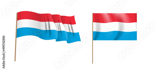 colorful naturalistic waving Luxembourg flag. Illustration Free Download colorful naturalistic waving Luxembourg flag. Illustration - GFXLoad