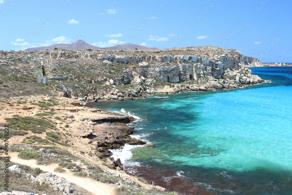 Favignana Island in Sicily, Italy