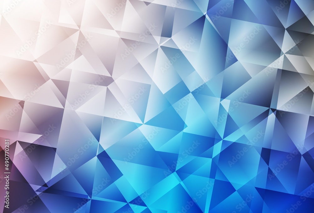 Light Blue, Yellow vector gradient triangles pattern. Light Blue, Yellow vector gradient triangles pattern.
