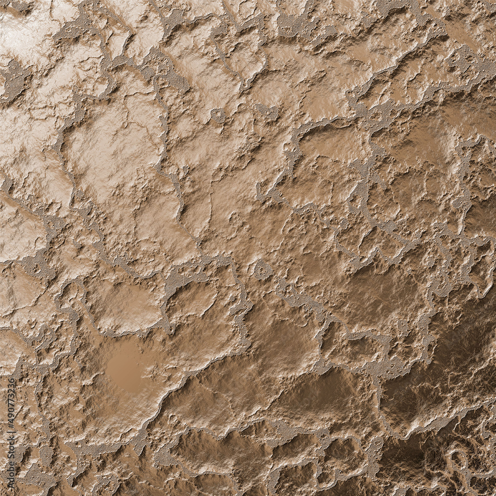 Abstract background, texture of a alien planet, realistic texture of the surface of an alien planet, abstract surface texture. 3d illustration Abstract background, texture of a alien planet, realistic texture of the surface of an alien planet, abstract surface texture. 3d illustration
