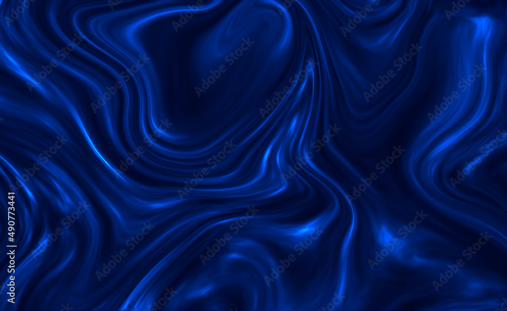 Obraz premium Beautiful abstract fantasy space. Fractal texture dark background. 3d illustration