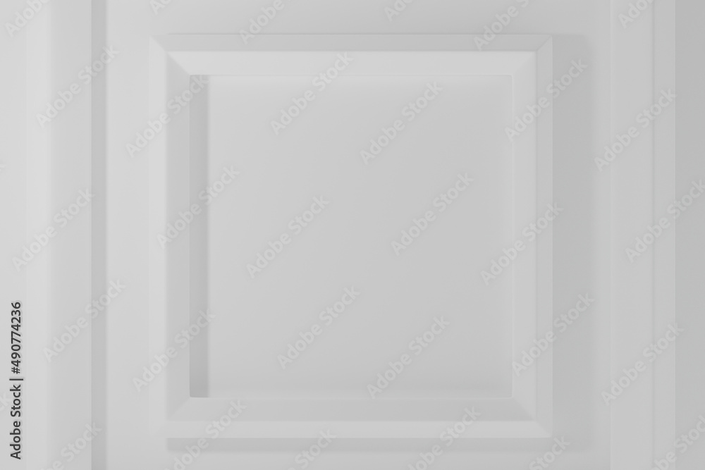 Abstract minimal White and grey background , 3D rendering , pattern texture Abstract minimal White and grey background , 3D rendering , pattern texture