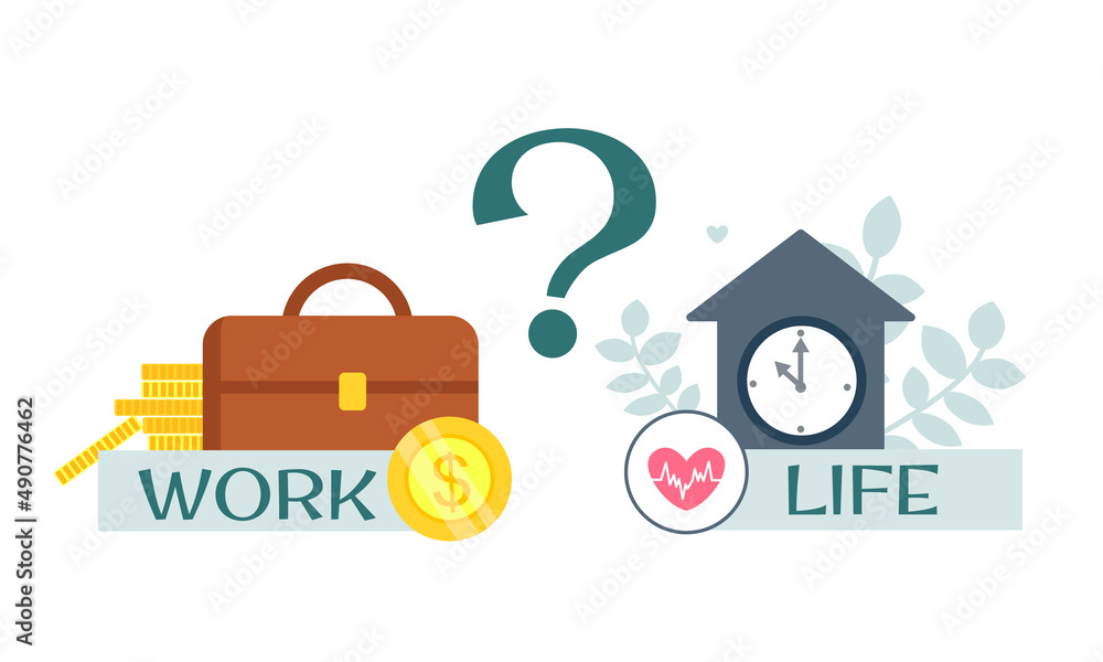 Work-life balance. Family or money. A choice between career and ...