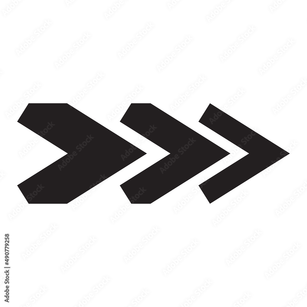 Black and white arrow. Illustration. Black and white arrow. Illustration.