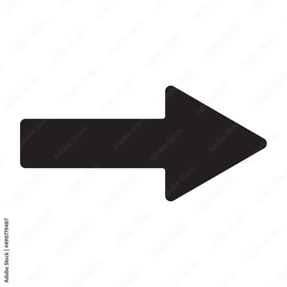 Black and white arrow. Illustration. Black and white arrow. Illustration.