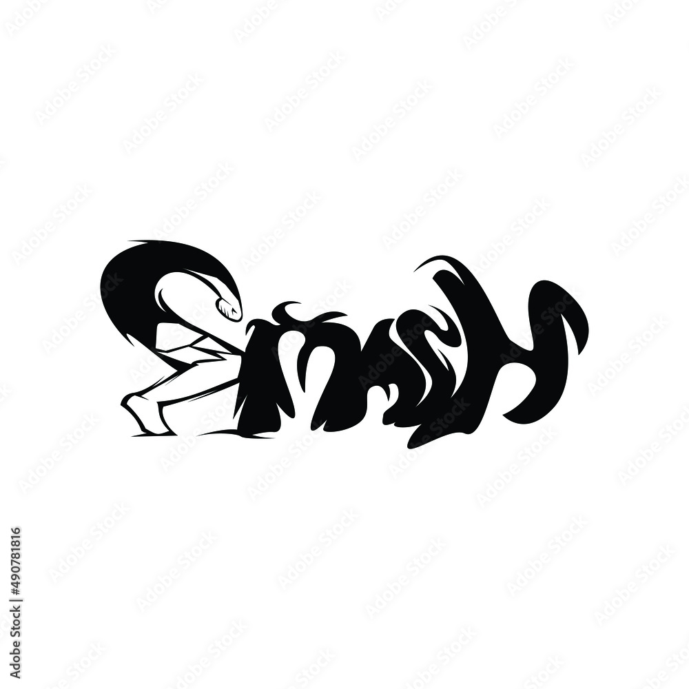 Obraz premium smash letter