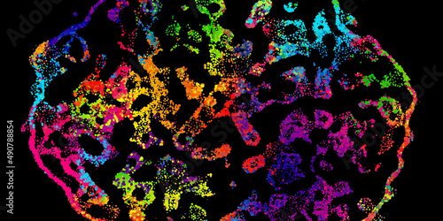 Bright abstract image in a ...