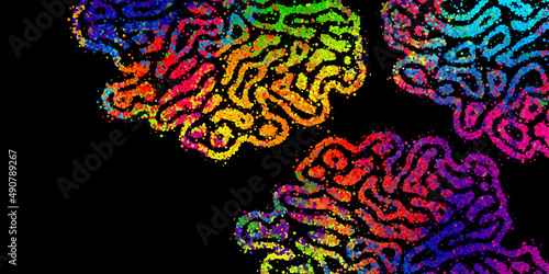 Bright abstract image in a ...
