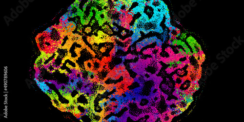 Bright abstract image in a ...