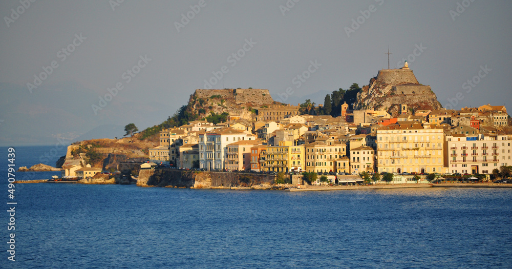 Landscapes and cityscapes in Corfù island (Greece) 