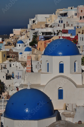 Landcsapes and seascapes in Santorini island (Greece) 