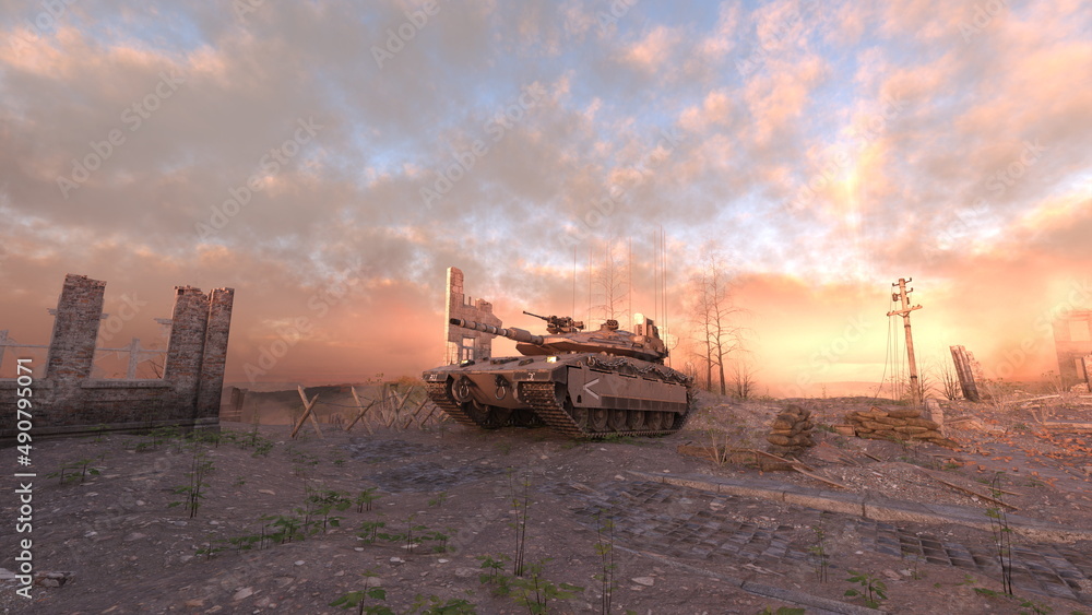 Fototapeta premium 戦場