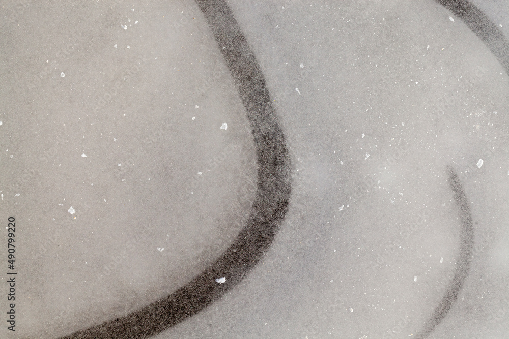a thick layer of ice formed on the territory of the field a thick layer of ice formed on the territory of the field