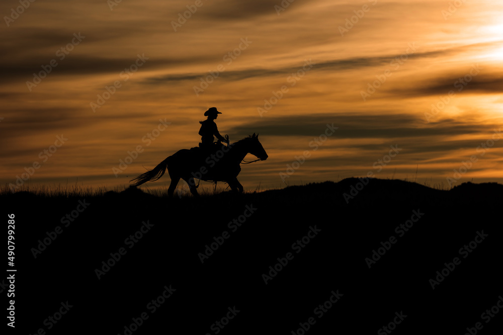 cowgirl Silhouette 