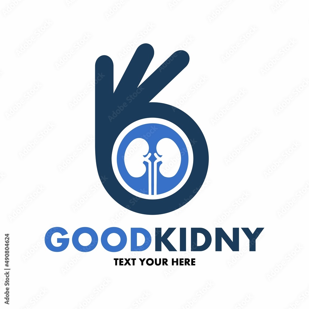 Good kidny vector logo template. This design use lungs and good hands symbol. Suitable for medical Good kidny vector logo template. This design use lungs and good hands symbol. Suitable for medical