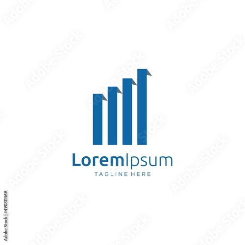 Financial design logo, chart, data. perfect for your company logo Free Download Financial design logo, chart, data. perfect for your company logo - GFXLoad