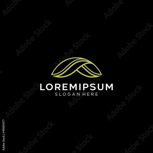 Illustration vector graphic of abstract leaf logo design. perfect for your company logo