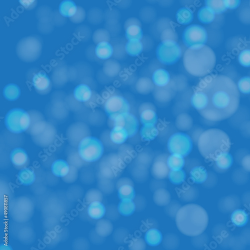 sea blue background with sparkles and rays.