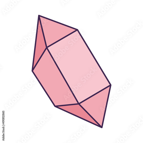 pink magic crystal