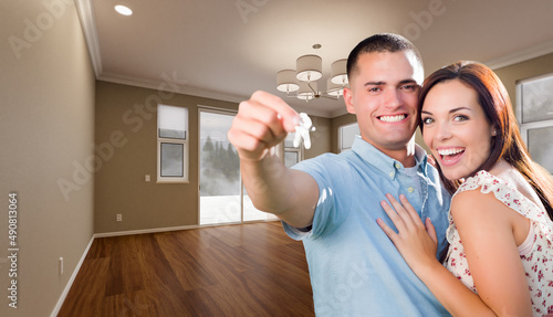 Young Military Couple with ...
