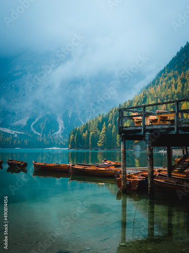 view of the river and mountains