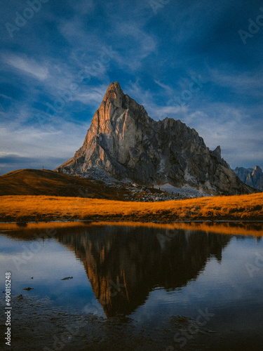 lake and mountains