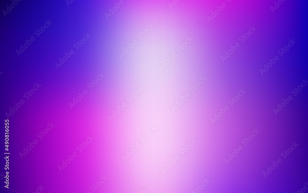 Light purple, pink vector abstract blur pattern.