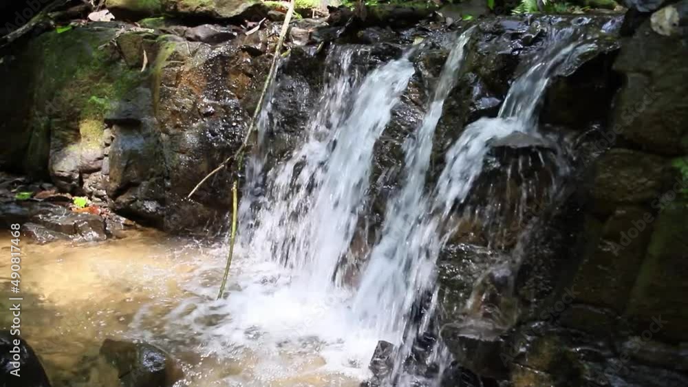 Beautiful waterfall in the jungle of Costa Rica Beautiful waterfall in the jungle of Costa Rica