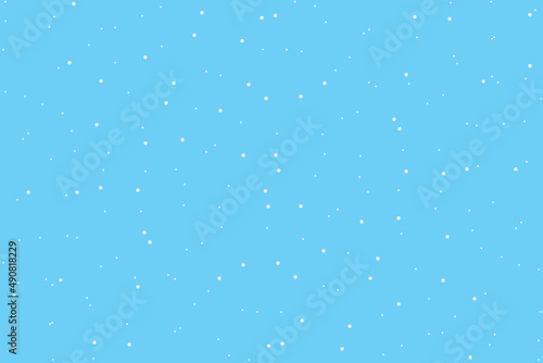 Winter seamless pattern with falling snow. Illustration